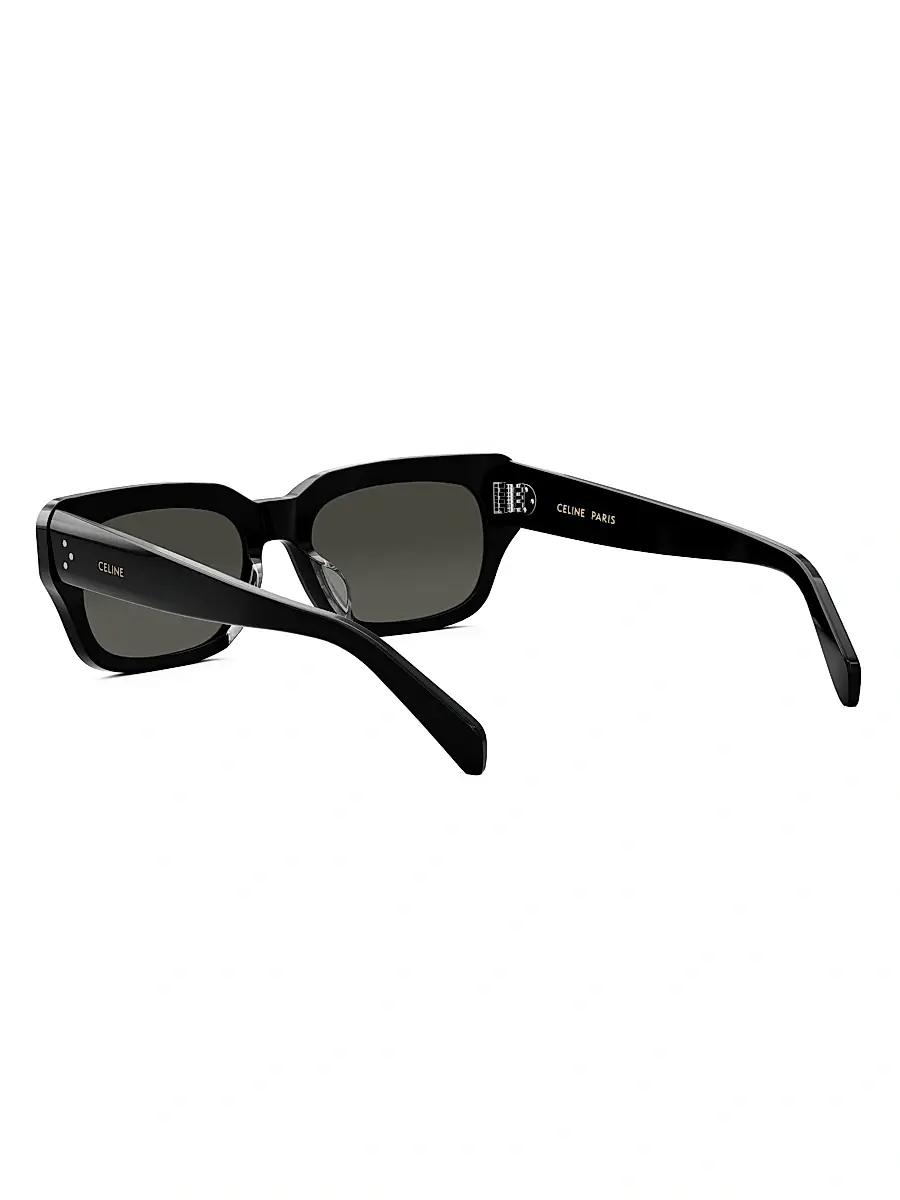 CELINE Women's Bold 54MM Rectangular Sunglasses - Black | Thumbnail 5 CELINE Women's Bold 54MM Rectangular Sunglasses - Black | Thumbnail 5