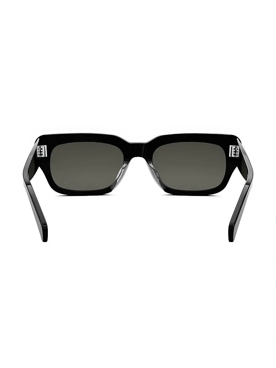 CELINE Women's Bold 54MM Rectangular Sunglasses - Black | Thumbnail 6 CELINE Women's Bold 54MM Rectangular Sunglasses - Black | Thumbnail 6
