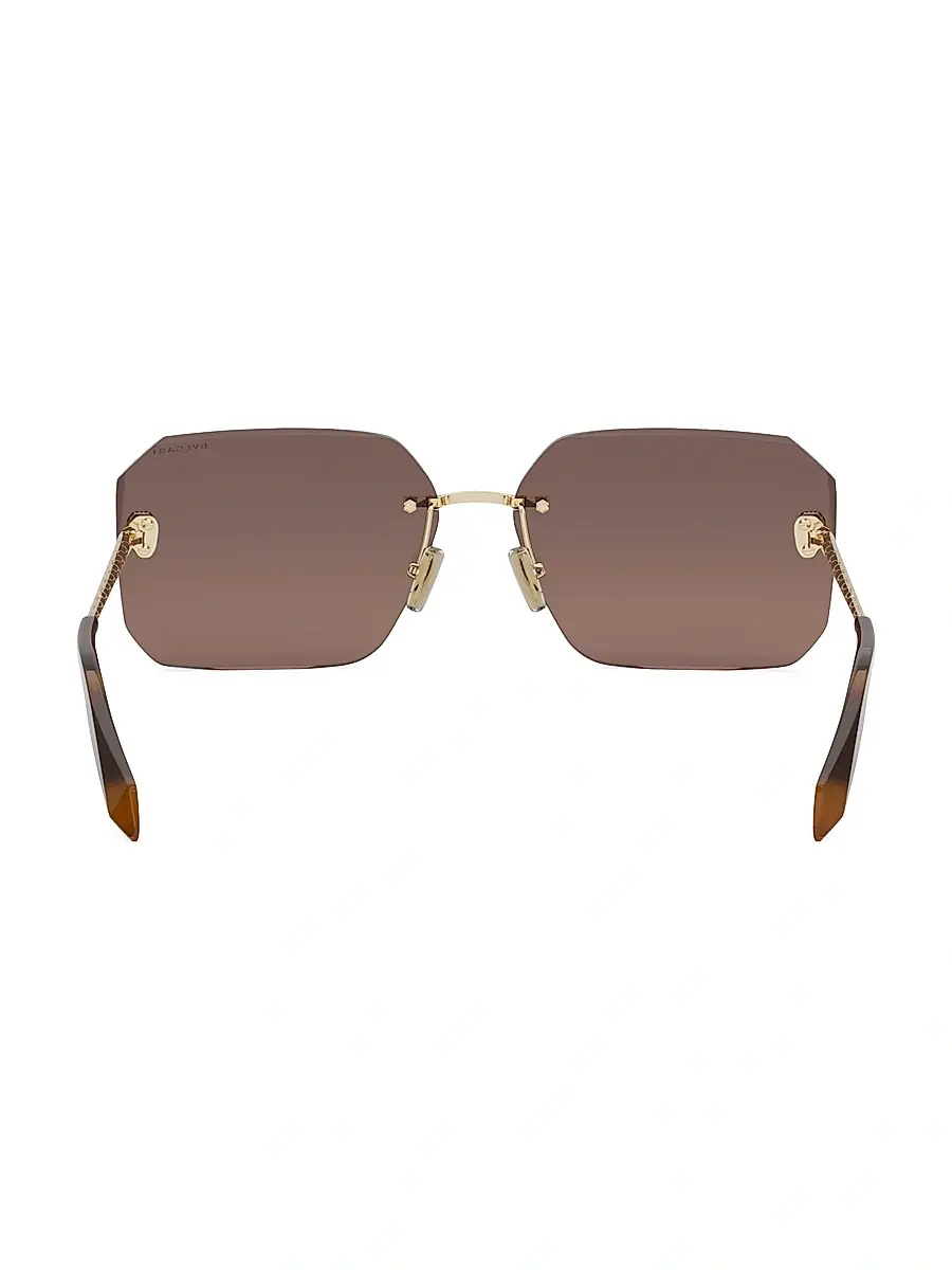 BVLGARI Women's Serpenti 62MM Rectangular Sunglasses - Gold Brown | Thumbnail 5 BVLGARI Women's Serpenti 62MM Rectangular Sunglasses - Gold Brown | Thumbnail 5