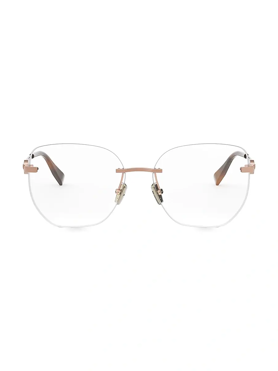 BVLGARI Women's 56MM Geometric Optical Glasses | Thumbnail 2 BVLGARI Women's 56MM Geometric Optical Glasses | Thumbnail 2