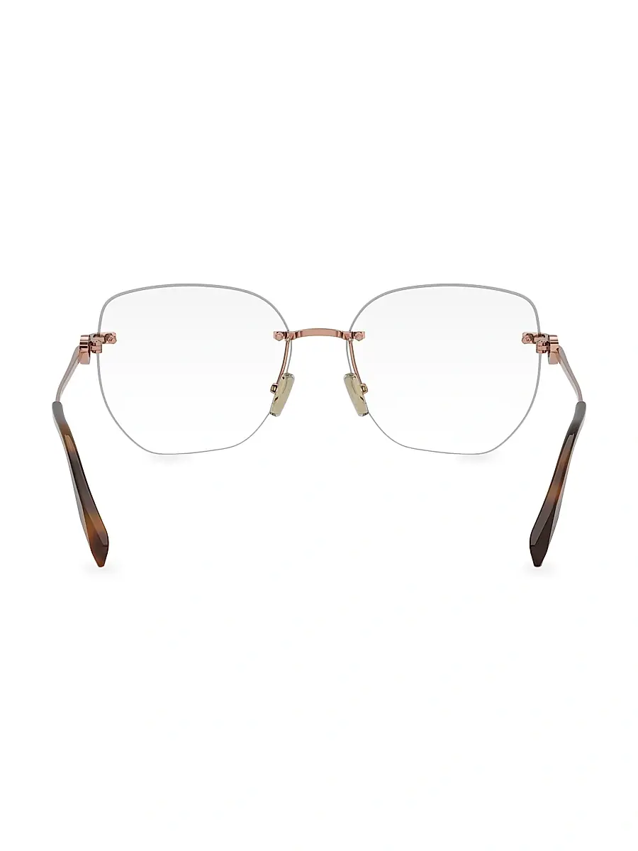 BVLGARI Women's 56MM Geometric Optical Glasses | Thumbnail 5 BVLGARI Women's 56MM Geometric Optical Glasses | Thumbnail 5