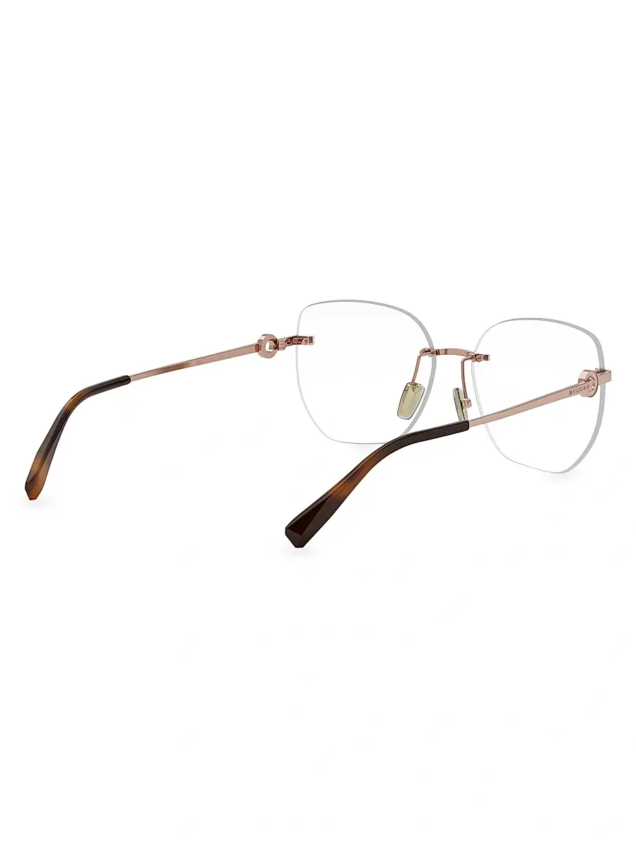 BVLGARI Women's 56MM Geometric Optical Glasses | Thumbnail 6 BVLGARI Women's 56MM Geometric Optical Glasses | Thumbnail 6