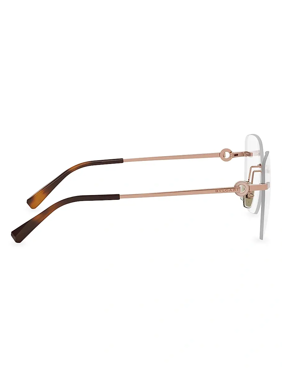 BVLGARI Women's 56MM Geometric Optical Glasses | Thumbnail 7 BVLGARI Women's 56MM Geometric Optical Glasses | Thumbnail 7