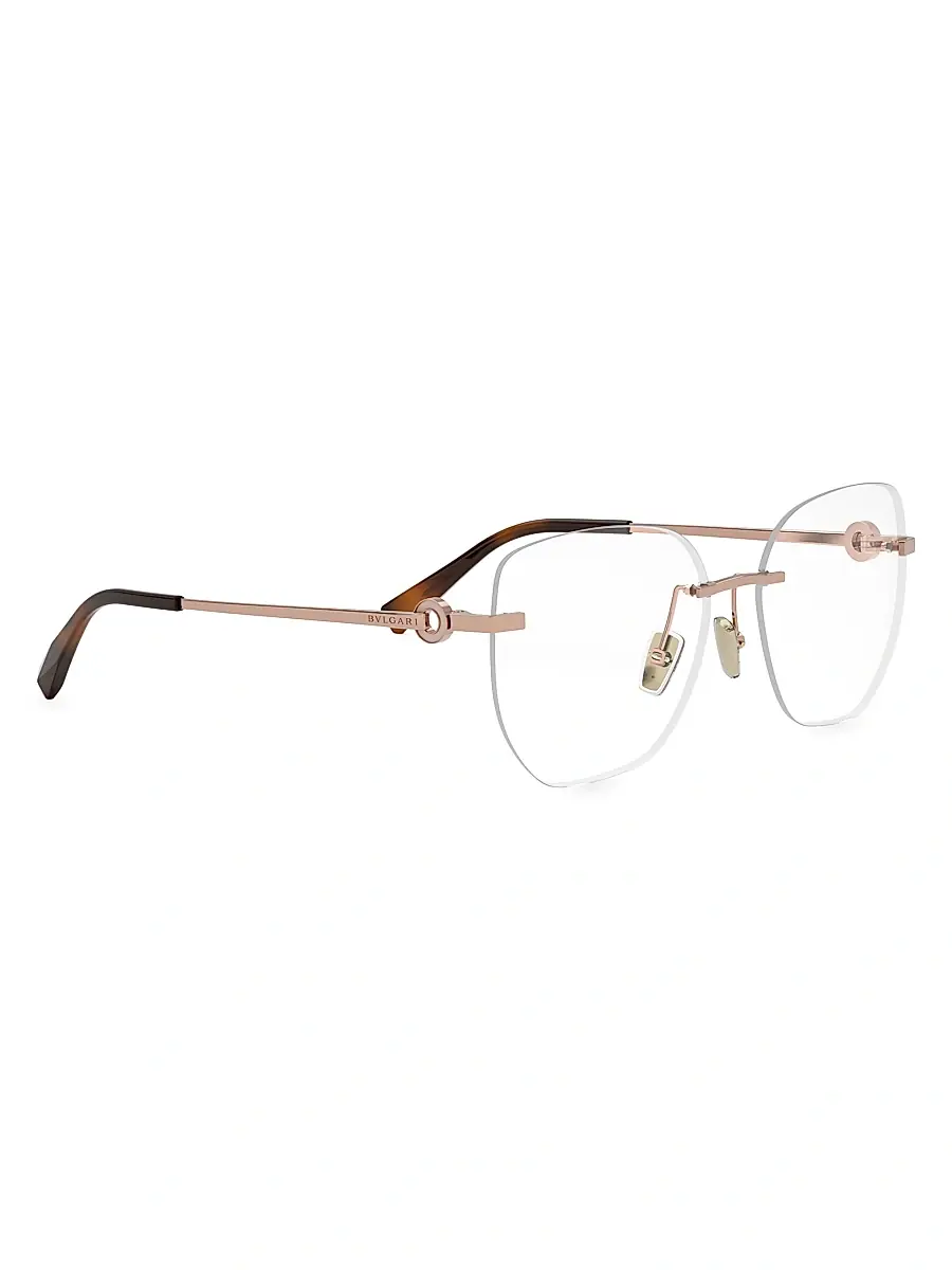 BVLGARI Women's 56MM Geometric Optical Glasses | Thumbnail 8 BVLGARI Women's 56MM Geometric Optical Glasses | Thumbnail 8