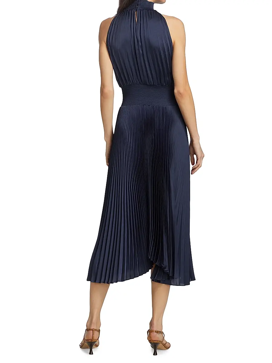 A.L.C. A. L.C. Women's Renzo Pleated Blouson Dress | Thumbnail 5 A.L.C. A. L.C. Women's Renzo Pleated Blouson Dress | Thumbnail 5