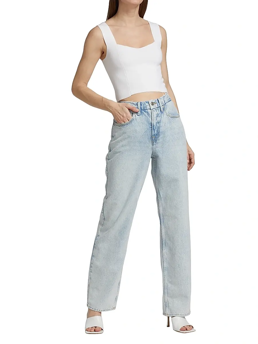 A.L.C. A. L.C. Women's Jordana Knit Crop Top | Thumbnail 2 A.L.C. A. L.C. Women's Jordana Knit Crop Top | Thumbnail 2