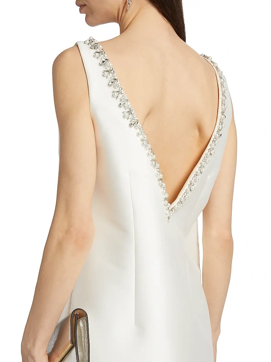 SACHIN & BABI Women's Marcella Beaded Mikado Sheath Dress | Thumbnail 6 SACHIN & BABI Women's Marcella Beaded Mikado Sheath Dress | Thumbnail 6