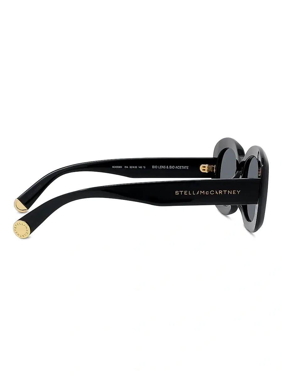 Stella McCartney Women's Square Shiny 52MM Sunglasses | Thumbnail 7 Stella McCartney Women's Square Shiny 52MM Sunglasses | Thumbnail 7