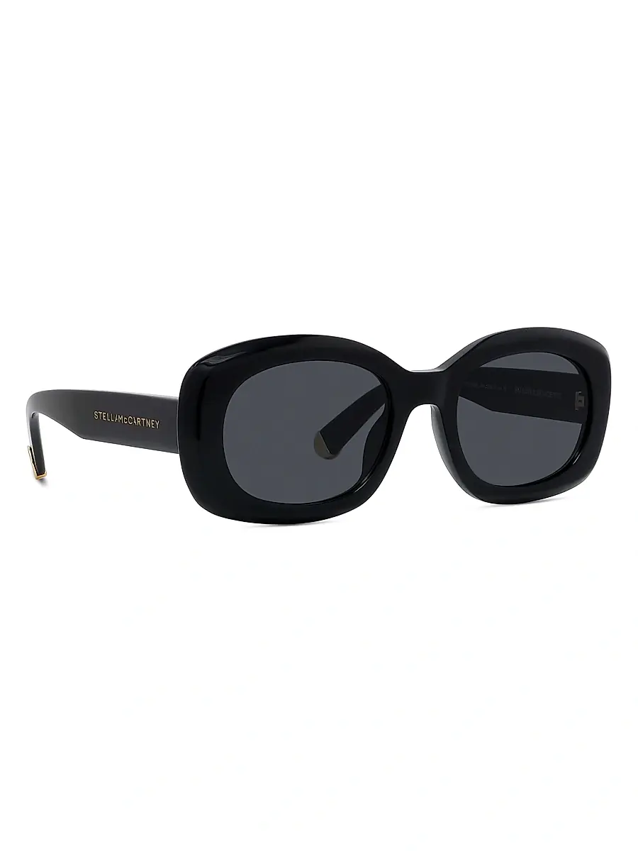 Stella McCartney Women's Square Shiny 52MM Sunglasses | Thumbnail 8 Stella McCartney Women's Square Shiny 52MM Sunglasses | Thumbnail 8