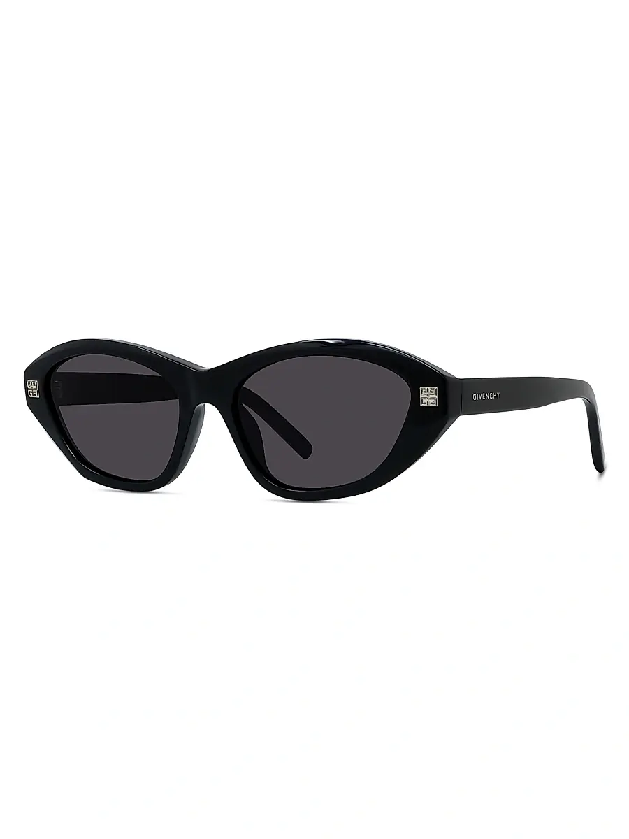 Givenchy Women's Gv Day 55MM Cat-Eye Sunglasses - Shiny Black | Thumbnail 2 Givenchy Women's Gv Day 55MM Cat-Eye Sunglasses - Shiny Black | Thumbnail 2