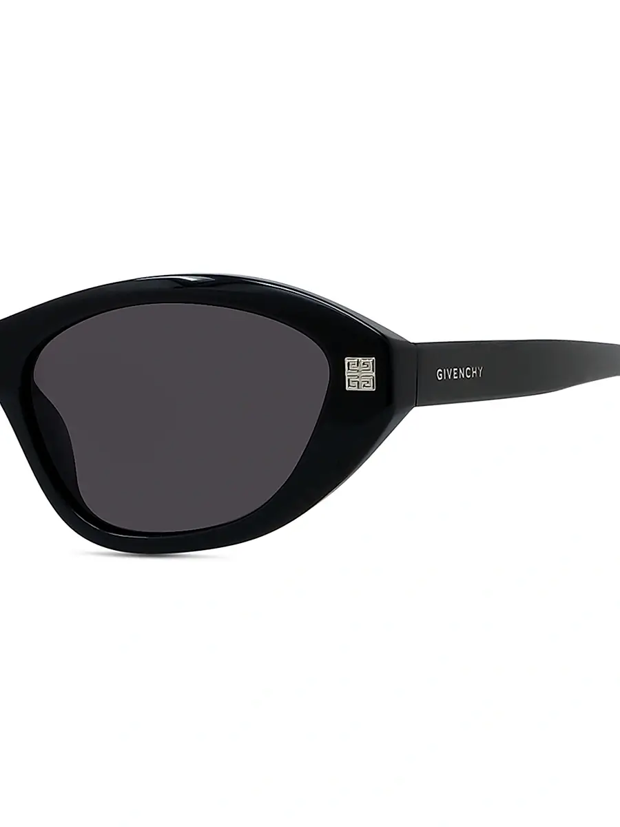 Givenchy Women's Gv Day 55MM Cat-Eye Sunglasses - Shiny Black | Thumbnail 3 Givenchy Women's Gv Day 55MM Cat-Eye Sunglasses - Shiny Black | Thumbnail 3
