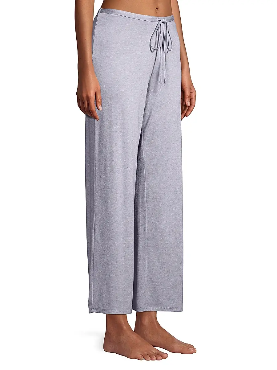 Natori Women's Luxe Shangri La Two-Piece Pajama Set - Grey | Thumbnail 4 Natori Women's Luxe Shangri La Two-Piece Pajama Set - Grey | Thumbnail 4
