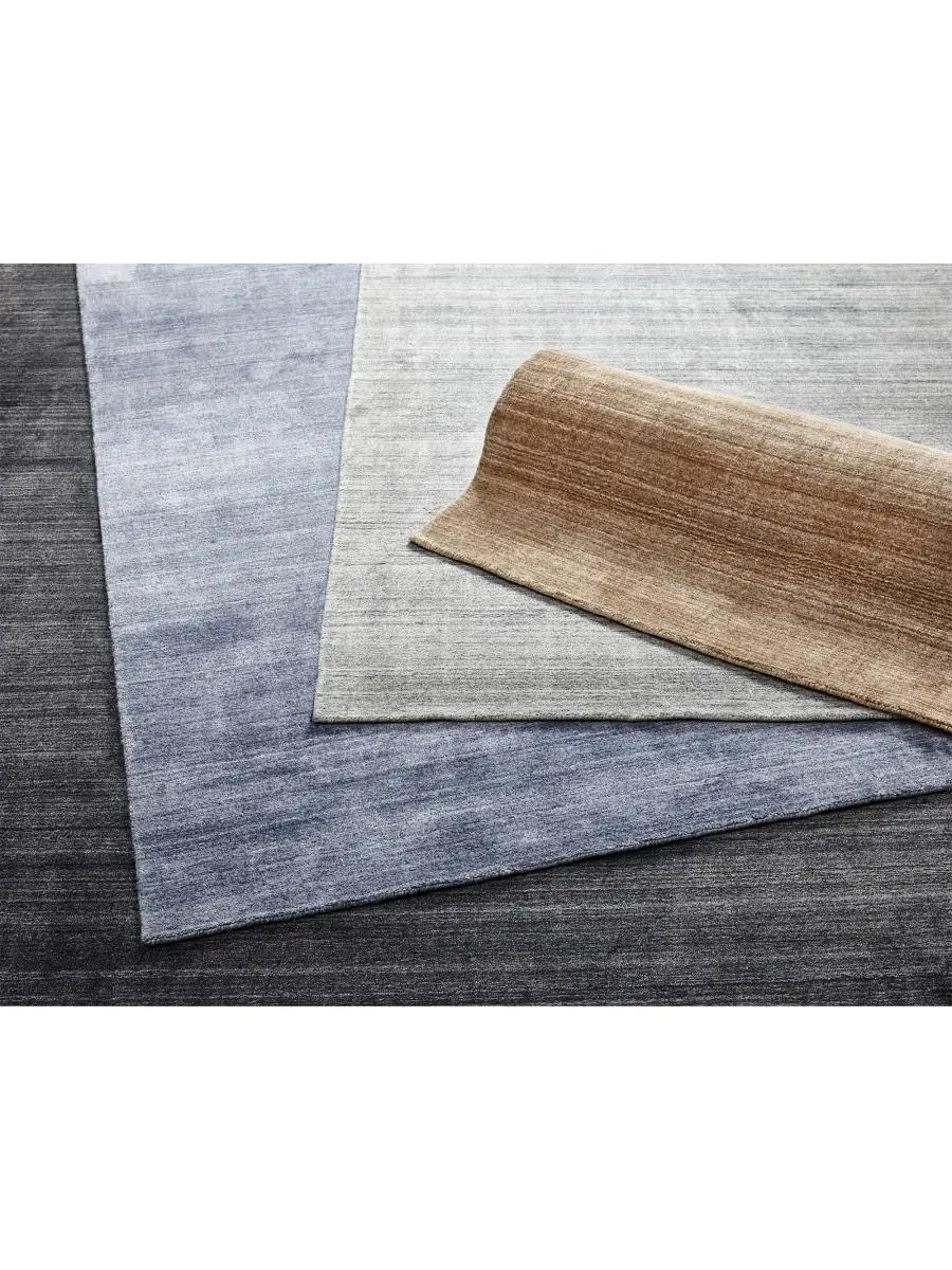 Solo Rugs Harbor Contemporary Loom Knotted Wool-Blend Area Rug - Marengo 8 x 10 | Thumbnail 4