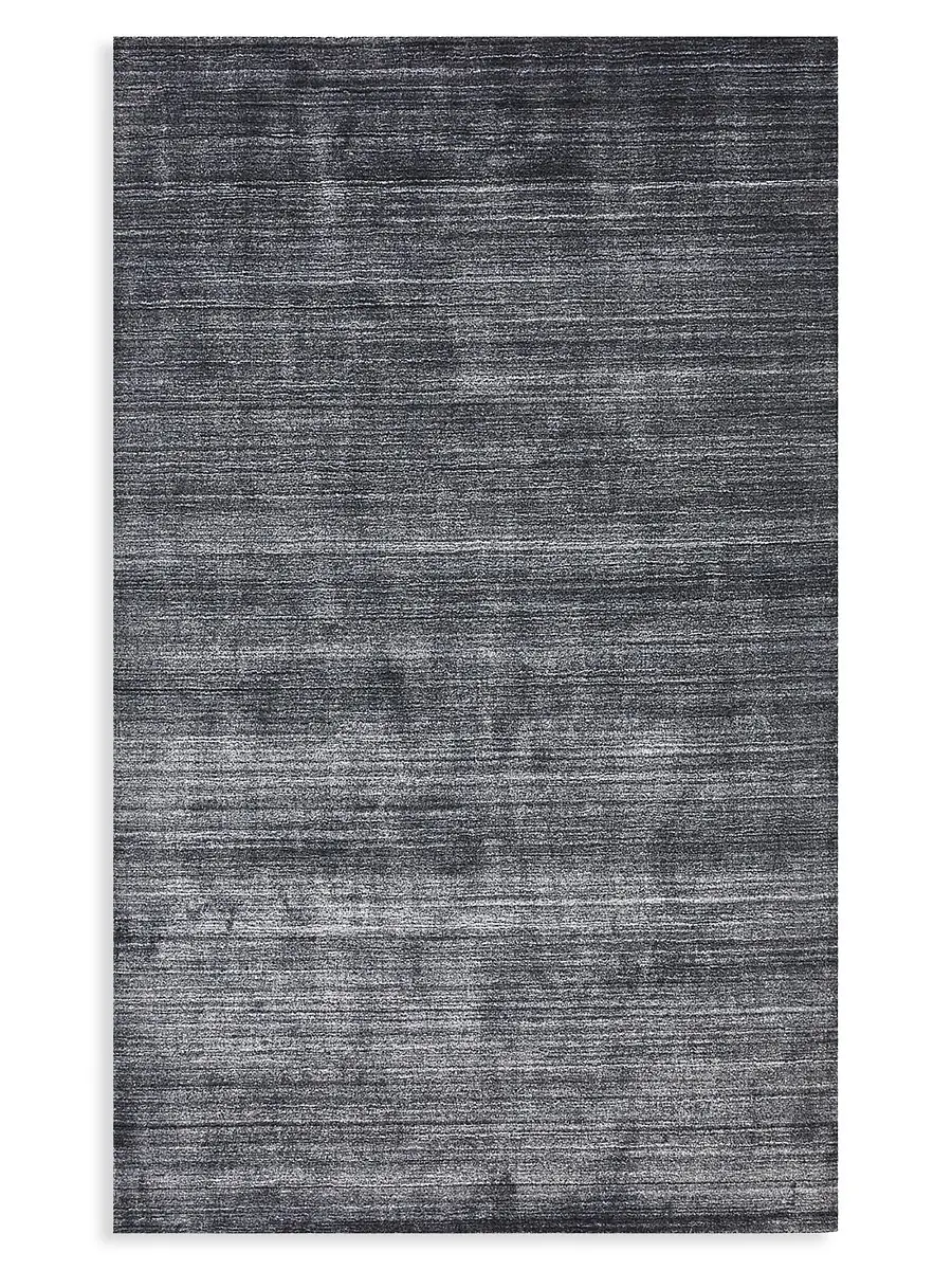 Solo Rugs Harbor Contemporary Loom Knotted Wool-Blend Area Rug - Marengo 8 x 10 | Thumbnail 5