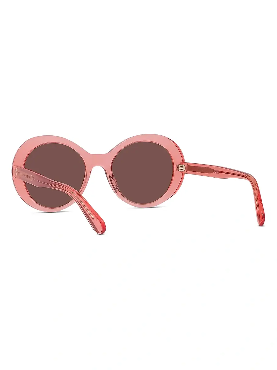 Stella McCartney Women's Falabella Pins 54MM Round Sunglasses | Thumbnail 4 Stella McCartney Women's Falabella Pins 54MM Round Sunglasses | Thumbnail 4