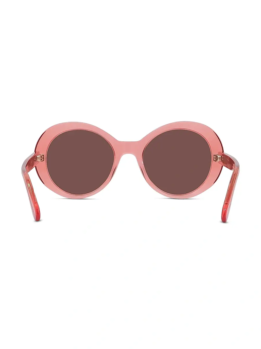 Stella McCartney Women's Falabella Pins 54MM Round Sunglasses | Thumbnail 5 Stella McCartney Women's Falabella Pins 54MM Round Sunglasses | Thumbnail 5