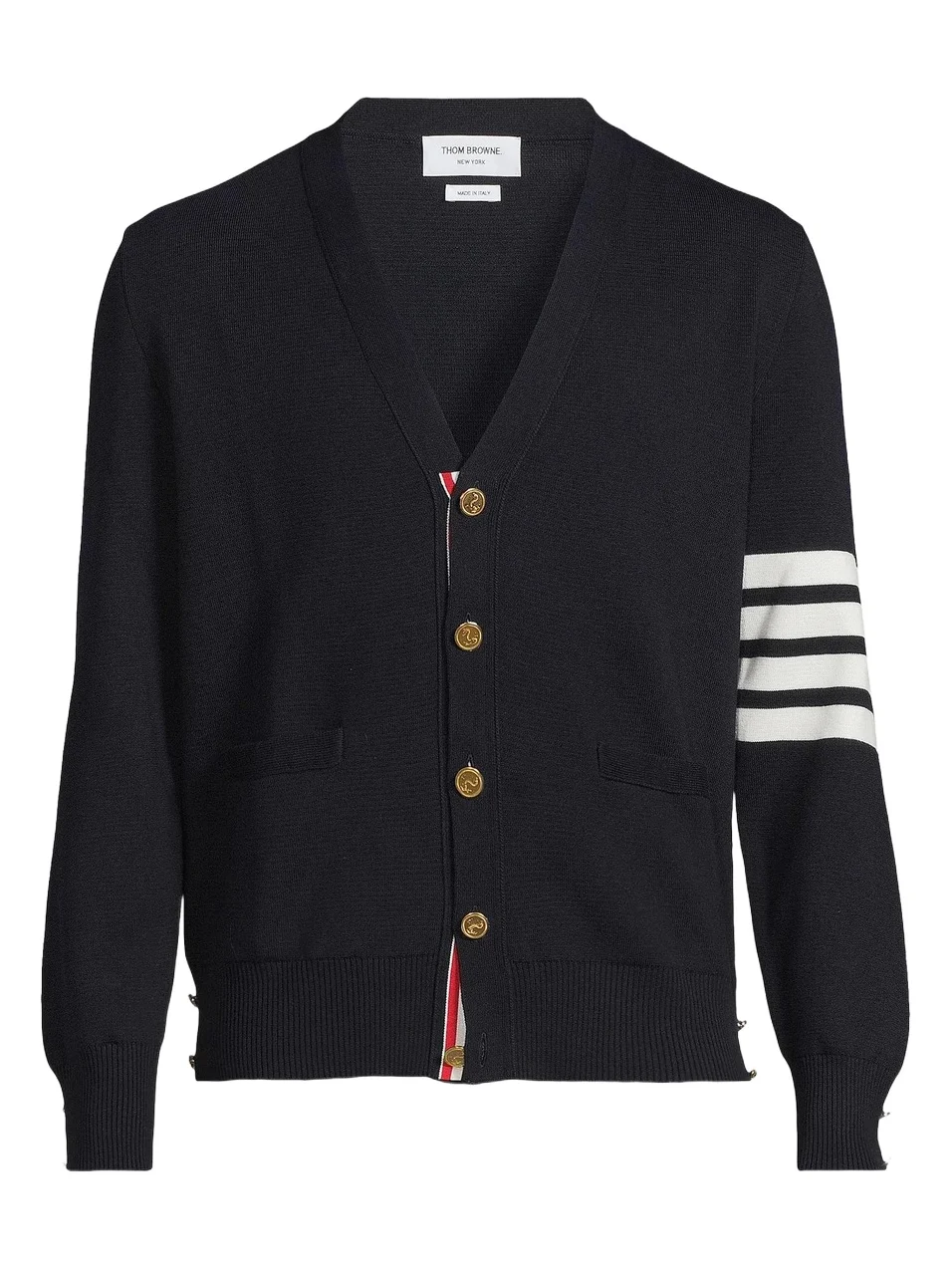 Thom Browne Men's Milano 4-Bar Cotton Cardigan