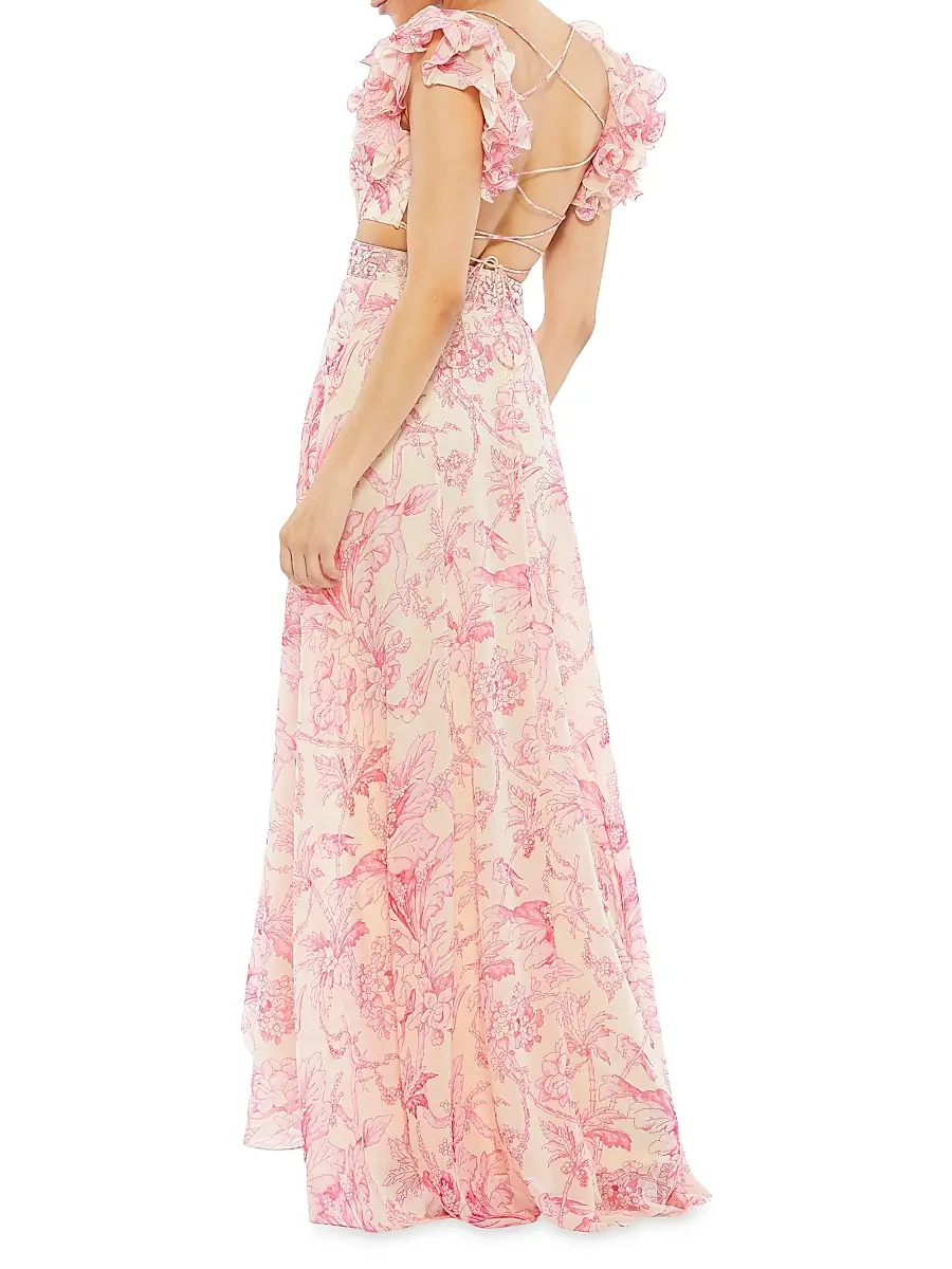Mac Duggal Women's Floral Gown | Thumbnail 2 Mac Duggal Women's Floral Gown | Thumbnail 2