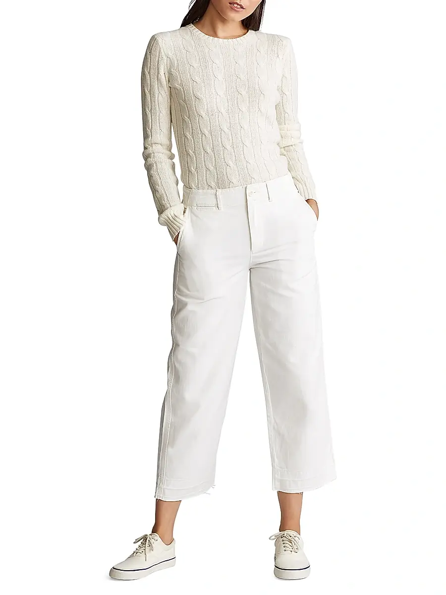 Polo Ralph Lauren Women's Julianna Cable-Knit Cashmere Sweater | Thumbnail 2 Polo Ralph Lauren Women's Julianna Cable-Knit Cashmere Sweater | Thumbnail 2