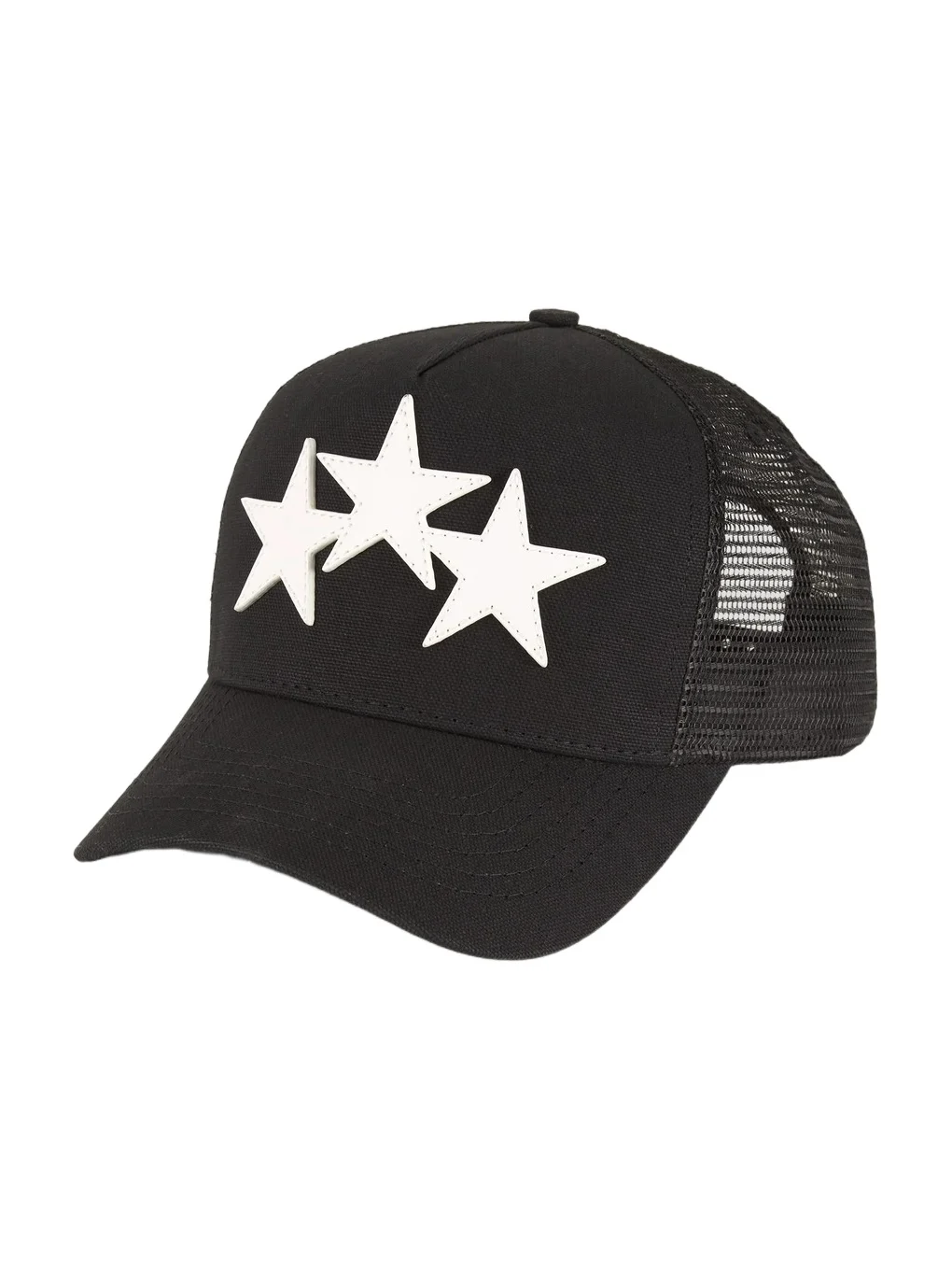 Men's Star Leather Trucker Hat Men's Star Leather Trucker Hat