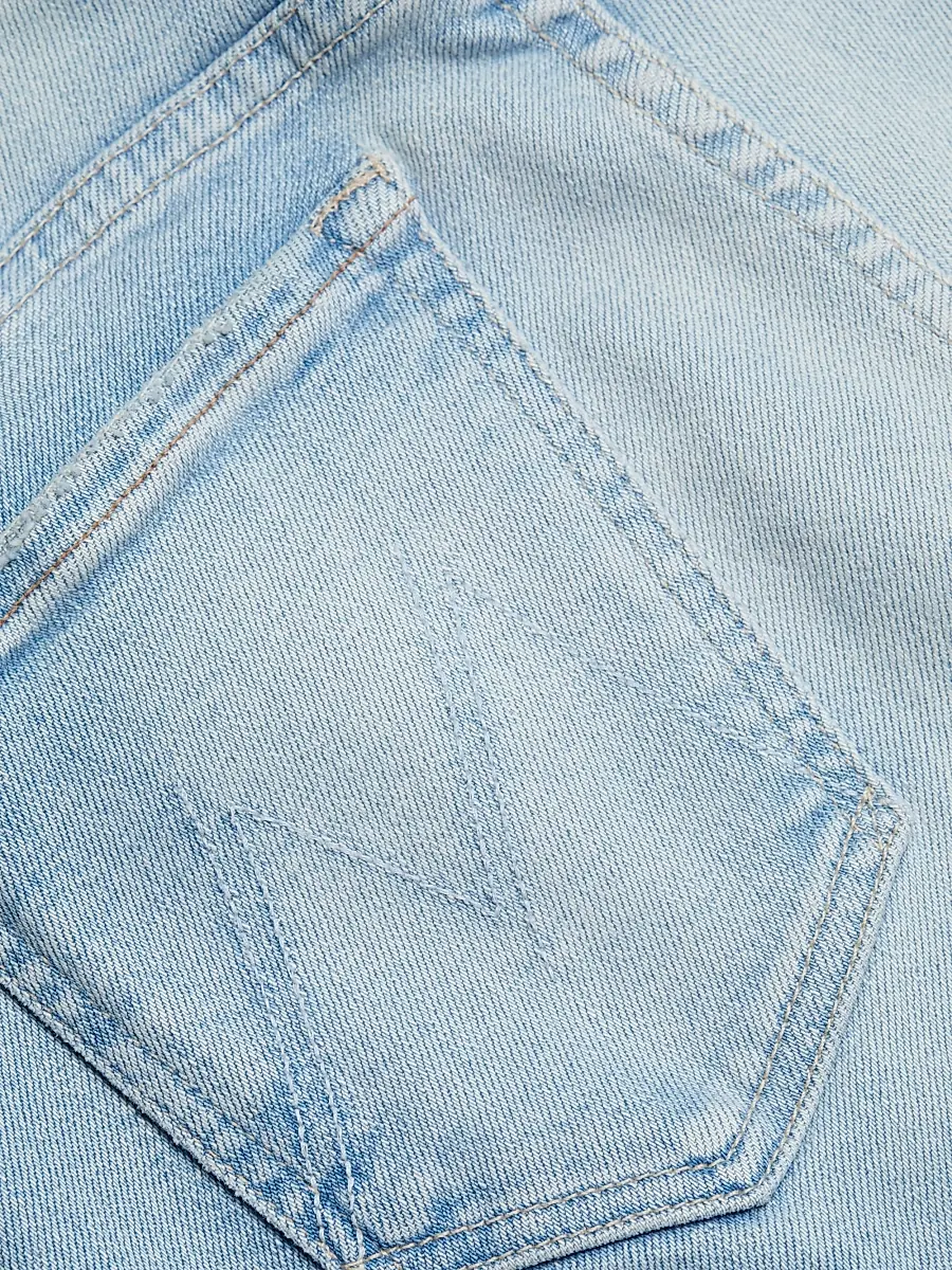 Mother Women's Weekender Fray Mid-Rise Flared Jeans | Thumbnail 7