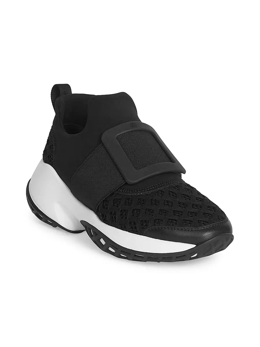 Roger Vivier Women's Viv Run Neoprene Sneakers | Thumbnail 2 Roger Vivier Women's Viv Run Neoprene Sneakers | Thumbnail 2