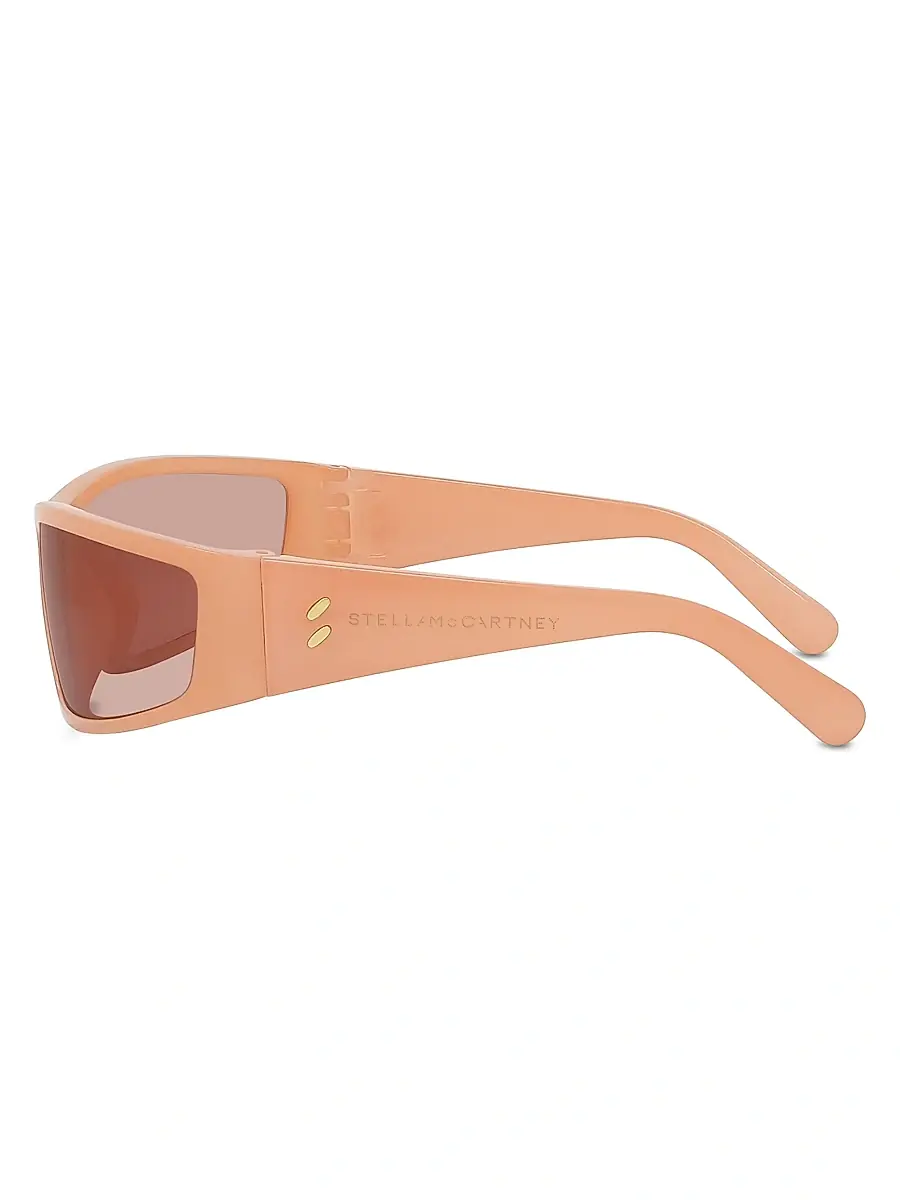 Stella McCartney Women's Fashion Show 70MM Wrap Sunglasses | Thumbnail 4 Stella McCartney Women's Fashion Show 70MM Wrap Sunglasses | Thumbnail 4