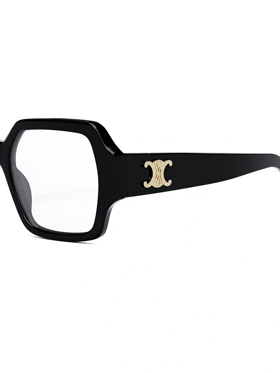 Celine Women's Triomphe 52MM Square Optical Eyeglasses | Thumbnail 3