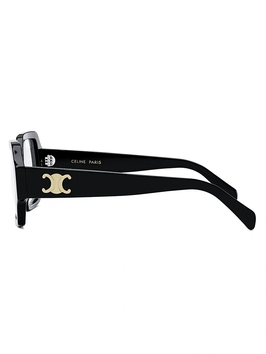 Celine Women's Triomphe 52MM Square Optical Eyeglasses | Thumbnail 4