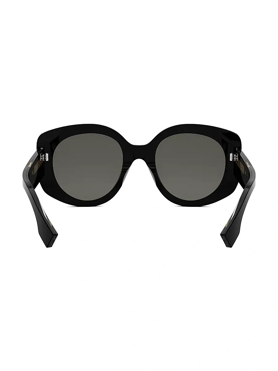 Fendi Women's Roma 51MM Round Sunglasses - Blonde Havana Brown | Thumbnail 13 Fendi Women's Roma 51MM Round Sunglasses - Blonde Havana Brown | Thumbnail 13
