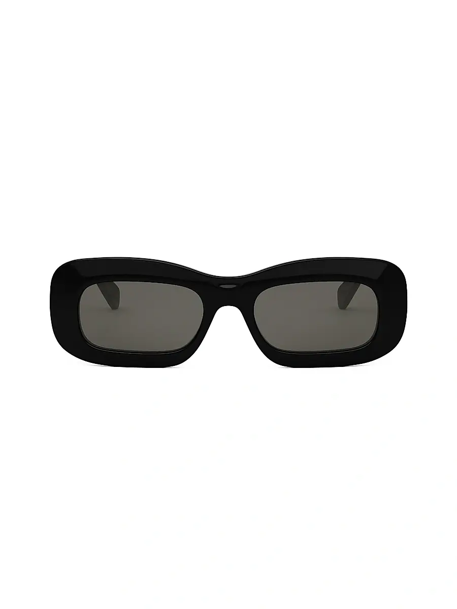 CELINE Women's Three Dots 53MM Rectangular Sunglasses - Dark Grey Black | Thumbnail 2 CELINE Women's Three Dots 53MM Rectangular Sunglasses - Dark Grey Black | Thumbnail 2