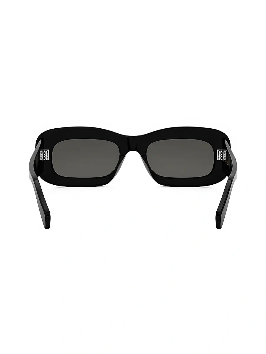CELINE Women's Three Dots 53MM Rectangular Sunglasses - Dark Grey Black | Thumbnail 5 CELINE Women's Three Dots 53MM Rectangular Sunglasses - Dark Grey Black | Thumbnail 5
