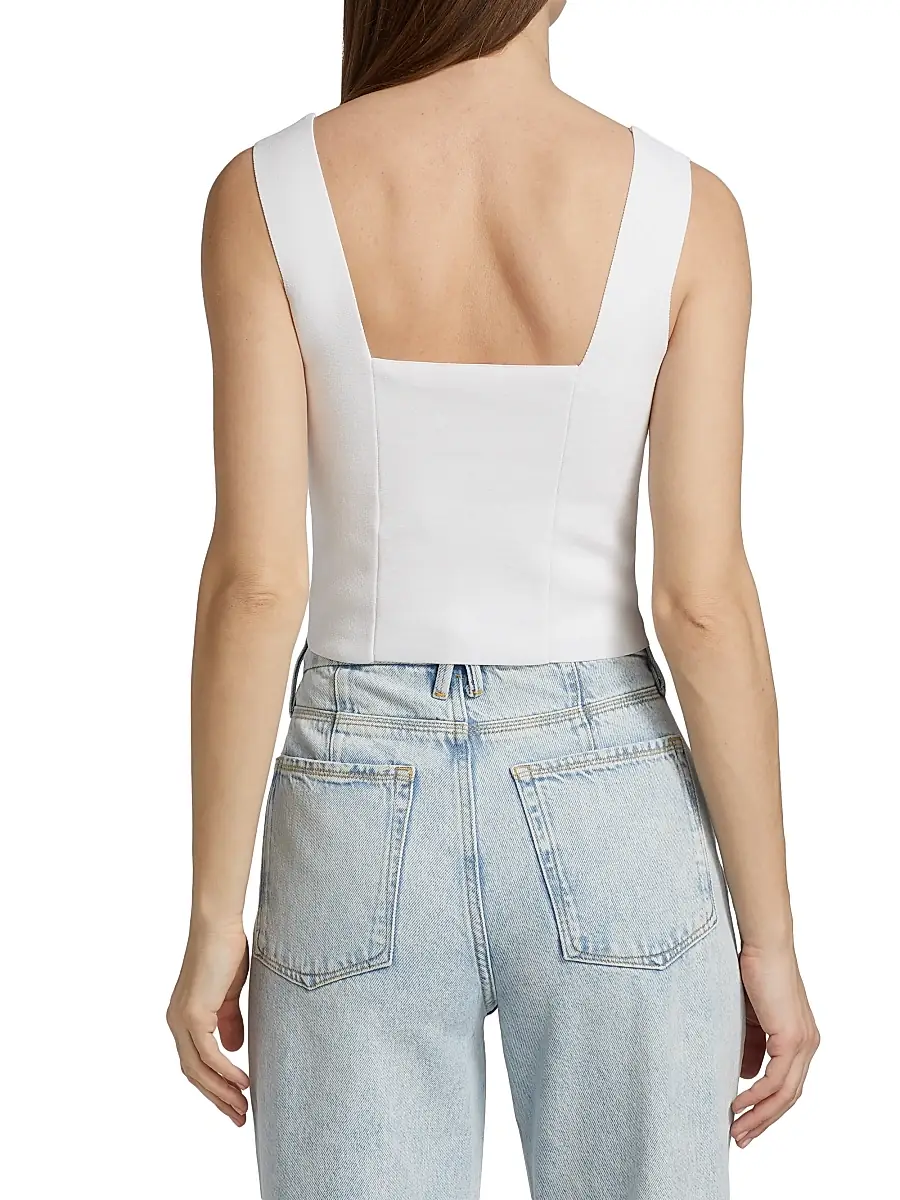 A.L.C. A. L.C. Women's Jordana Sleeveless Cropped Top | Thumbnail 5 A.L.C. A. L.C. Women's Jordana Sleeveless Cropped Top | Thumbnail 5