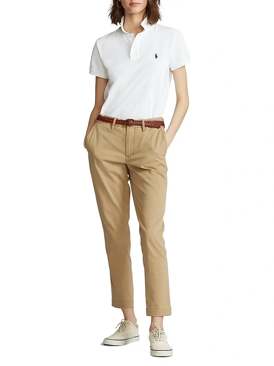 Polo Ralph Lauren Women's Classic Fit Short-Sleeve Polo | Thumbnail 2 Polo Ralph Lauren Women's Classic Fit Short-Sleeve Polo | Thumbnail 2