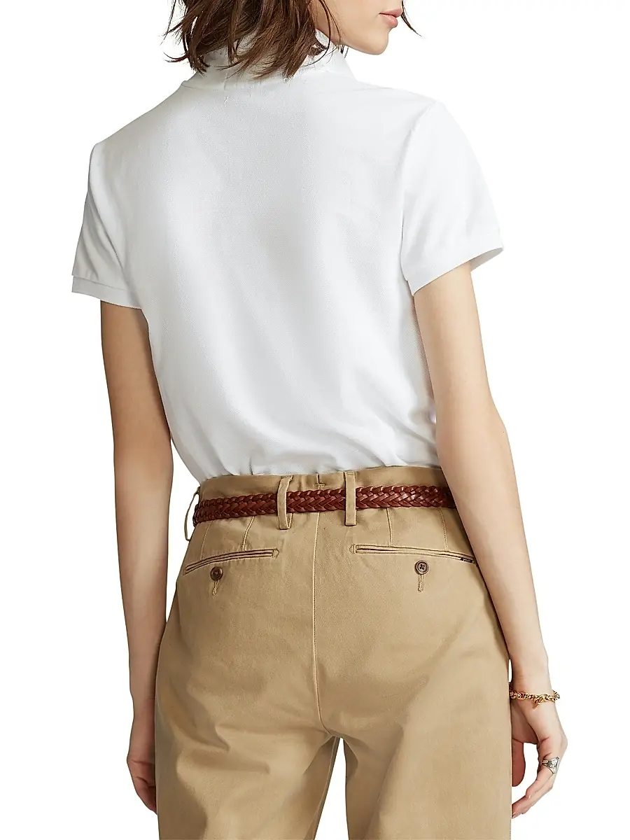 Polo Ralph Lauren Women's Classic Fit Short-Sleeve Polo | Thumbnail 5 Polo Ralph Lauren Women's Classic Fit Short-Sleeve Polo | Thumbnail 5