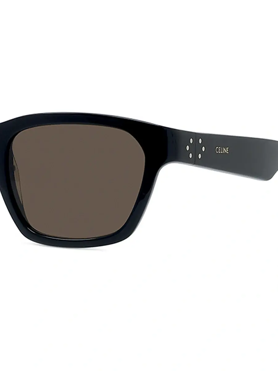CELINE Women's 53MM Rectangular Sunglasses - Black | Thumbnail 3 CELINE Women's 53MM Rectangular Sunglasses - Black | Thumbnail 3