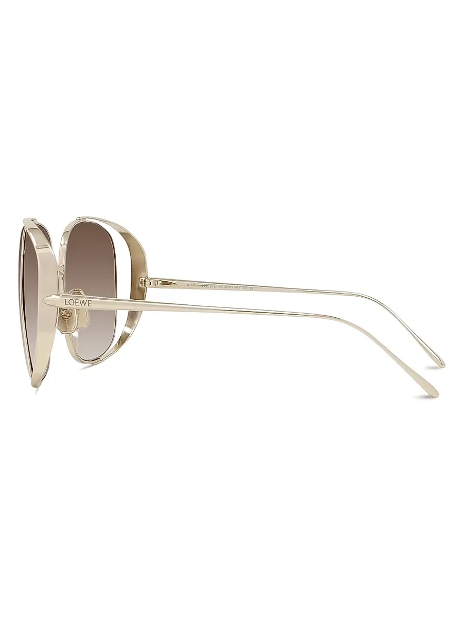 Loewe Women's Signature 57MM Rectangular Sunglasses | Thumbnail 3 Loewe Women's Signature 57MM Rectangular Sunglasses | Thumbnail 3