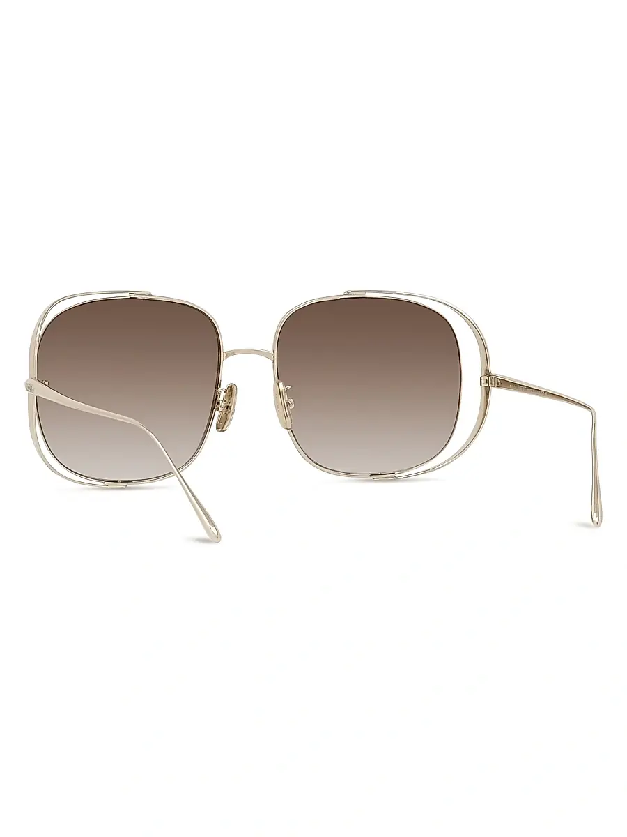 Loewe Women's Signature 57MM Rectangular Sunglasses | Thumbnail 4 Loewe Women's Signature 57MM Rectangular Sunglasses | Thumbnail 4