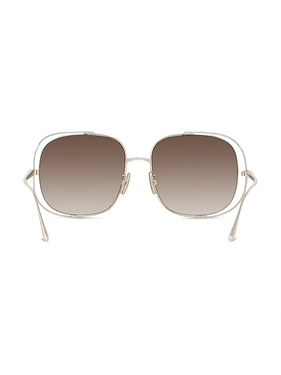 Loewe Women's Signature 57MM Rectangular Sunglasses | Thumbnail 5 Loewe Women's Signature 57MM Rectangular Sunglasses | Thumbnail 5