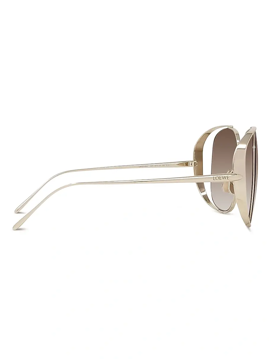 Loewe Women's Signature 57MM Rectangular Sunglasses | Thumbnail 7 Loewe Women's Signature 57MM Rectangular Sunglasses | Thumbnail 7