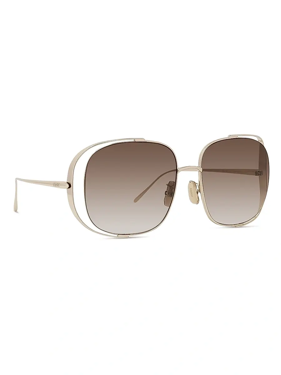 Loewe Women's Signature 57MM Rectangular Sunglasses | Thumbnail 8 Loewe Women's Signature 57MM Rectangular Sunglasses | Thumbnail 8