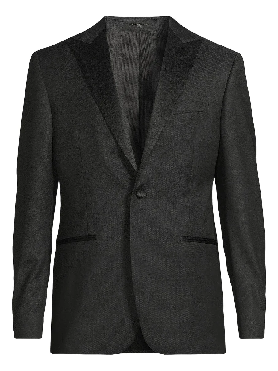 CORNELIANI Men's Jacquard Tuxedo Peak-Lapel Jacket