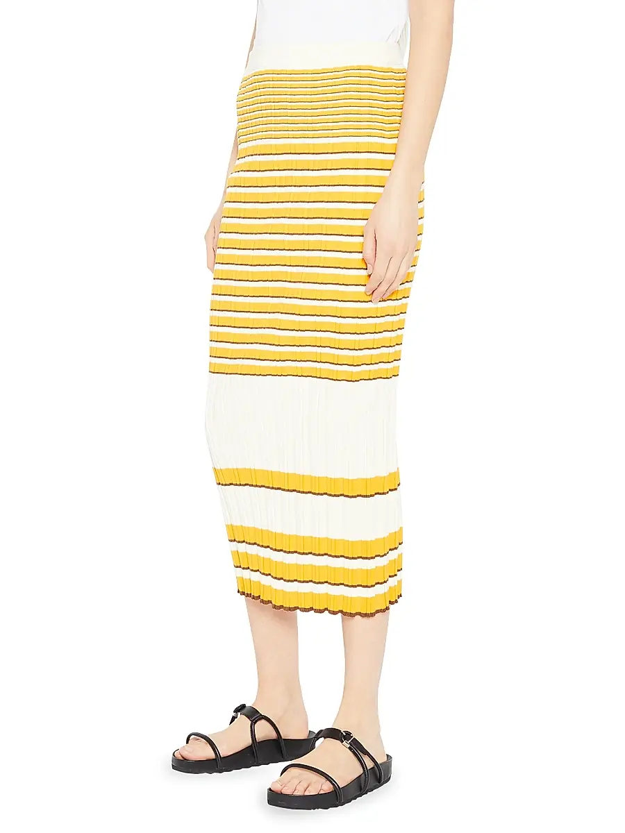 Theory Women's Rib-Knit Pencil Skirt | Thumbnail 4 Theory Women's Rib-Knit Pencil Skirt | Thumbnail 4