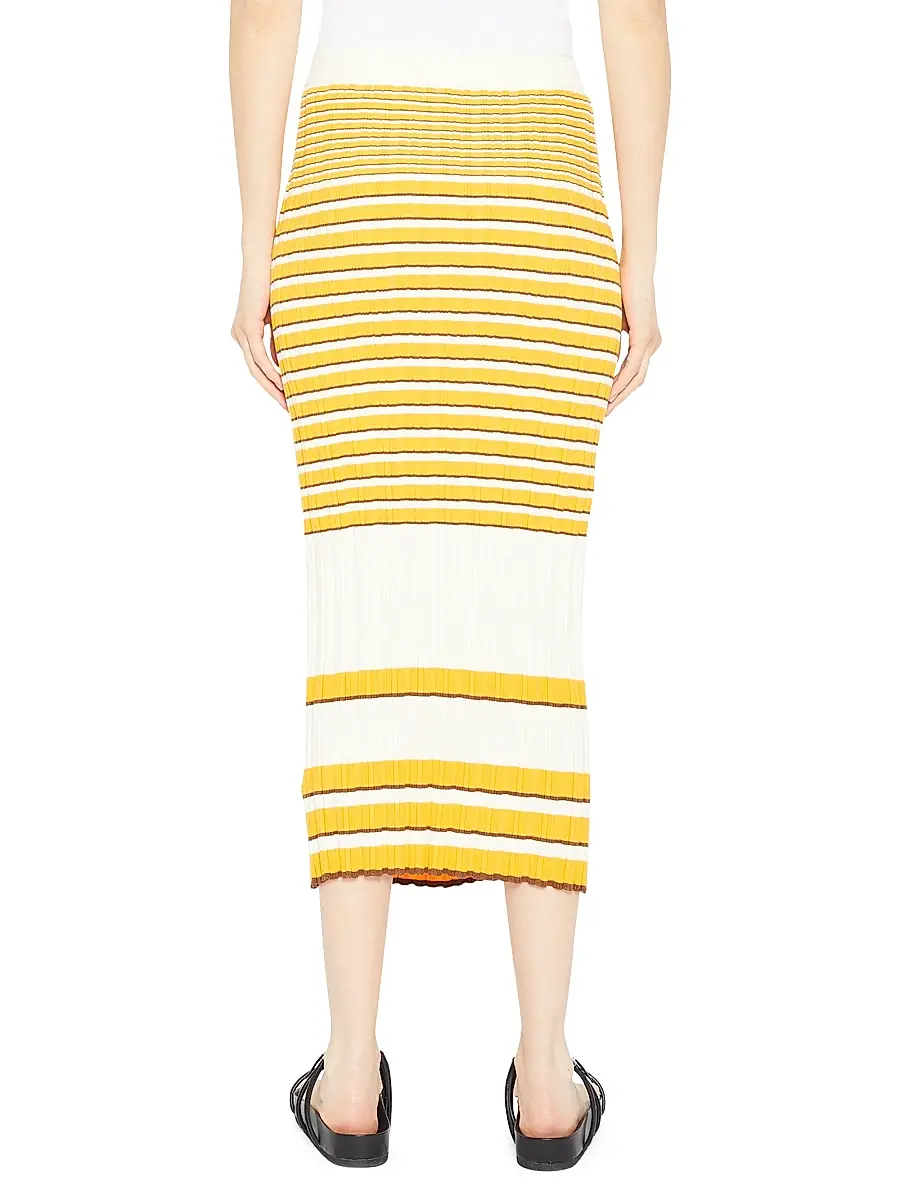 Theory Women's Rib-Knit Pencil Skirt | Thumbnail 5 Theory Women's Rib-Knit Pencil Skirt | Thumbnail 5
