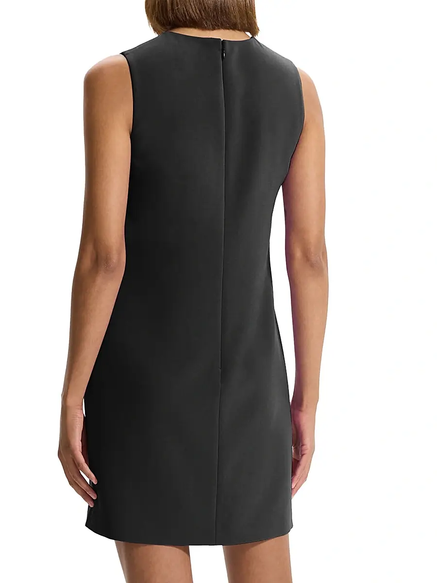 Theory Women's Crepe Shift Minidress | Thumbnail 5 Theory Women's Crepe Shift Minidress | Thumbnail 5