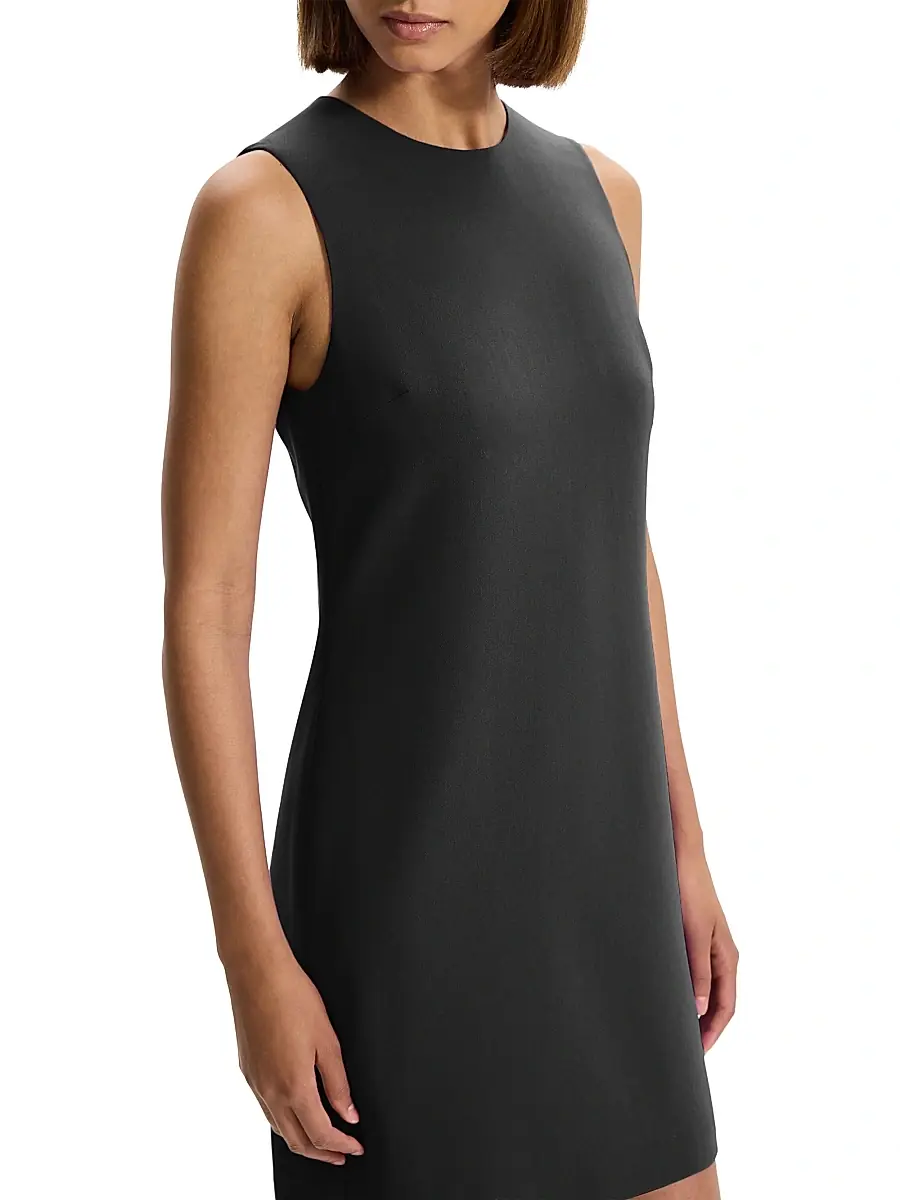 Theory Women's Crepe Shift Minidress | Thumbnail 6 Theory Women's Crepe Shift Minidress | Thumbnail 6