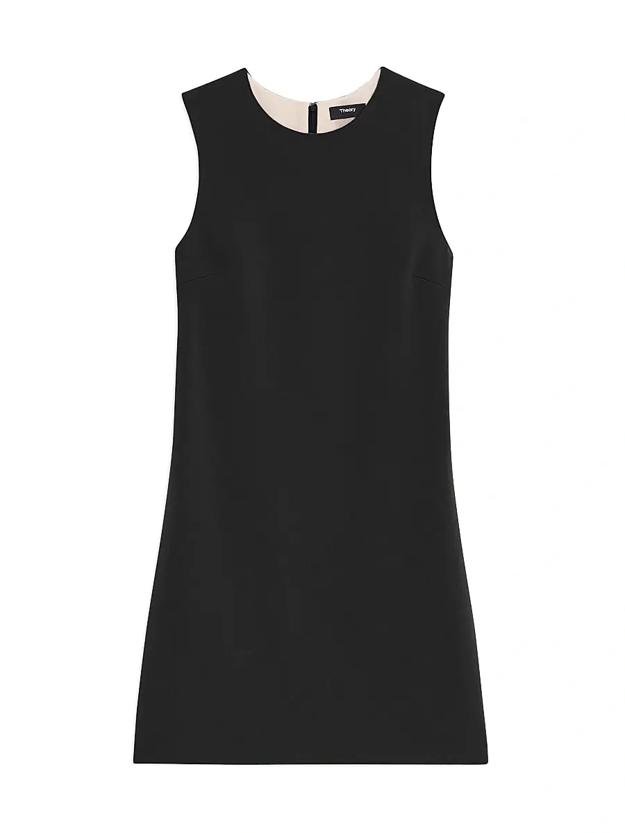 Theory Women's Crepe Shift Minidress
