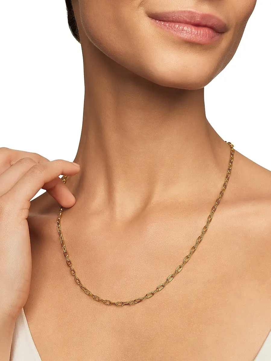 David Yurman Women's Madison Chain Necklace in 18K Yellow Gold - Gold | Thumbnail 6 David Yurman Women's Madison Chain Necklace in 18K Yellow Gold - Gold | Thumbnail 6