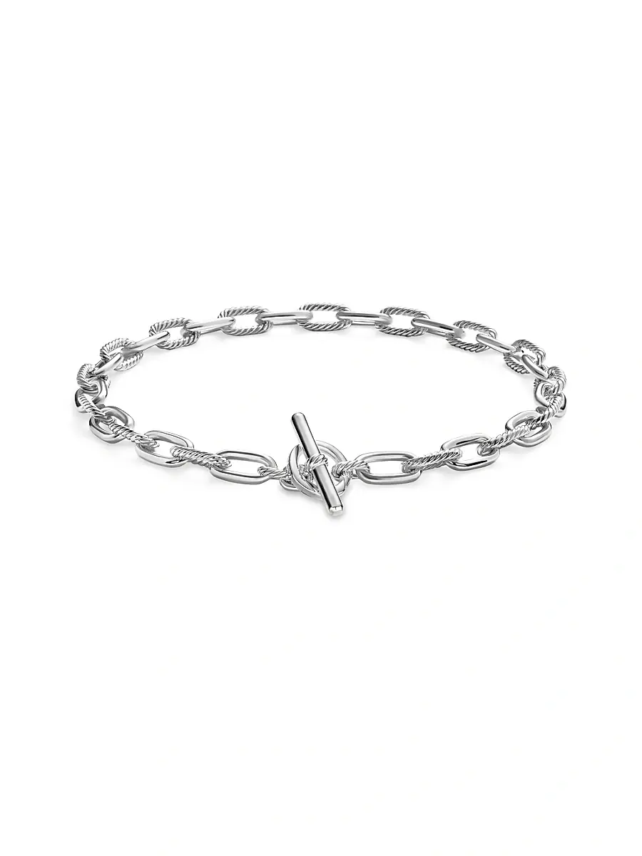 David Yurman Women's DY Madison Toggle Chain Necklace in Sterling Silver, 11mm | Thumbnail 3 David Yurman Women's DY Madison Toggle Chain Necklace in Sterling Silver, 11mm | Thumbnail 3
