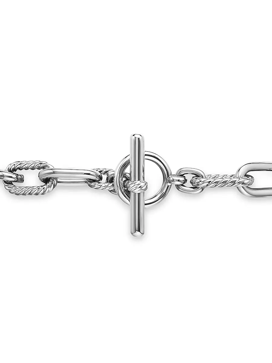 David Yurman Women's DY Madison Toggle Chain Necklace in Sterling Silver, 11mm | Thumbnail 5 David Yurman Women's DY Madison Toggle Chain Necklace in Sterling Silver, 11mm | Thumbnail 5